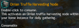 MMOJUGG Guild Wars 2 US Orrian Truffle Harvesting Node Details View of Item Function and Use